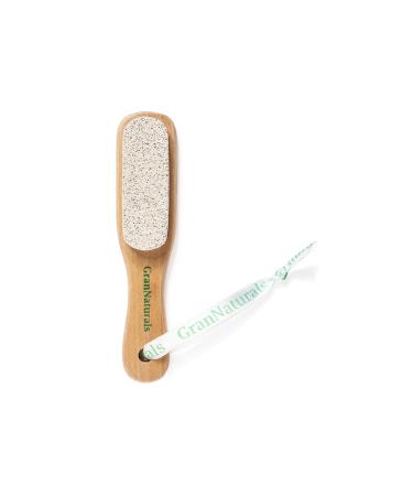 GranNaturals Pumice Stone for Feet with Handle - Corn and Callus Remover, Exfoliator & Scrubber for Dead + Dry Skin on Feet and Pumice Stone for Hands - Corn Removers for Feet
