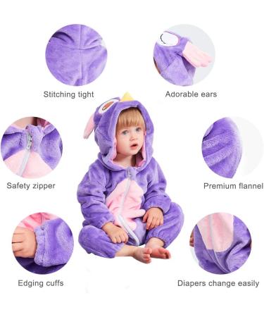 COOKY.D Winter Hooded Romper Jumpsuit - Unisex, 12-18 Months - Owl Design - Buy Online on SooperMarket.com