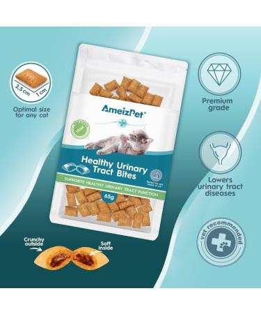 AmeizPet Cat Treats for Urinary Tract Health - 65g (2.3oz) Natural Cat Treats for Healthy Urinary Function - Buy Online on SooperMarket.com