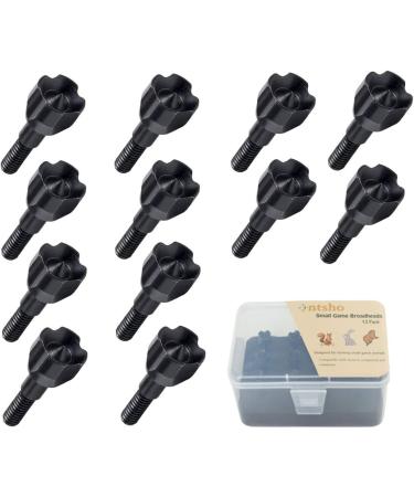 Ontsho 12PK Small Game Broadheads 125 Grain Hammer Blunt Points - Small Game Arrow Tips with Broadhead Case - Buy Online on SooperMarket.com