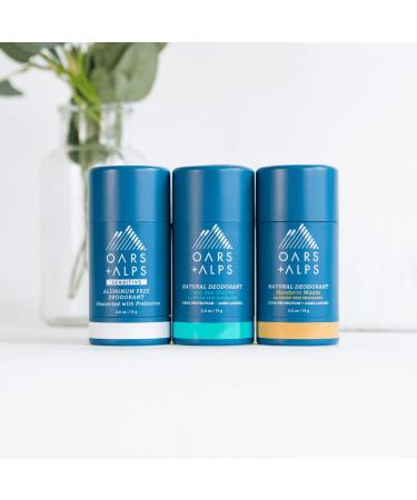 Oars + Alps Aluminum Free Deodorant for Men and Women Dermatologist Tested and for Sensitive Skin Variety 3 Pack 2.6 Oz Each 3ct - Variety - Buy Online on SooperMarket.com