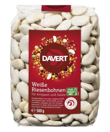 Davert Organic White Giant Beans (2 x 500 gr) 500 g (pack of 2)