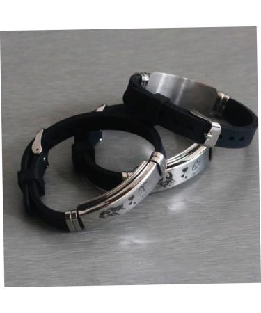 PACKOVE Couples Bracelets Friendship Bracelets Mens Bracelet Stainless Steel Bracelet Twelve Constellations Bracelet Stainless Steel Bangle Couple Bracelet Miss Wristband Fashion - Buy Online on SooperMarket.com