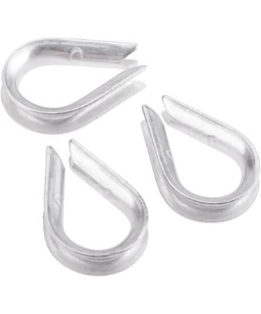 10Pcs 1/8 Wire Rope Chain Thimble for Boat Rigging | 316 Stainless | Anchor & Splicing Tool - Buy Online on SooperMarket.com