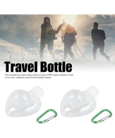 MUNEFE 2 Set Travel Bottle Travel Squeeze Bottle Plastic Liquid Bottle for Cosmetics Liquid Soap Portable Toiletries(Heart) - Buy Online on SooperMarket.com