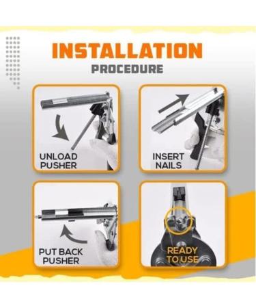 sunroot Type M Nail Ring Pliers Type M Nail Ring Pliers Type M Nail Ring Pliers Thickened for Manual Tying (M Nail +2400Clips) - Buy Online on SooperMarket.com