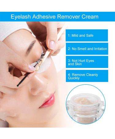 AYNEFY Eyelash Remover Cream 5g | Anti-Irritation Gel for Grafting & Extension | Glue Adhesive Removal - Buy Online on SooperMarket.com