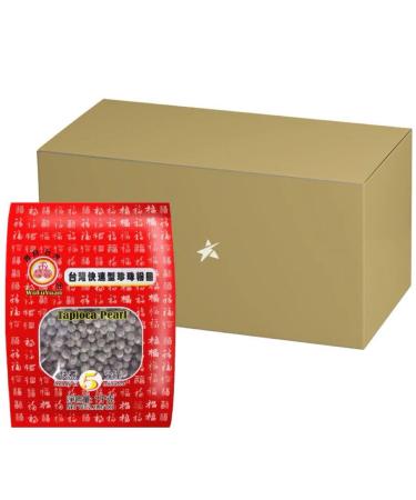 Black Tapioca Pearl Boba for Bubble Tea Drink Boba Milk Tea Catering Pack 1KG (Pack of 6) HALAL
