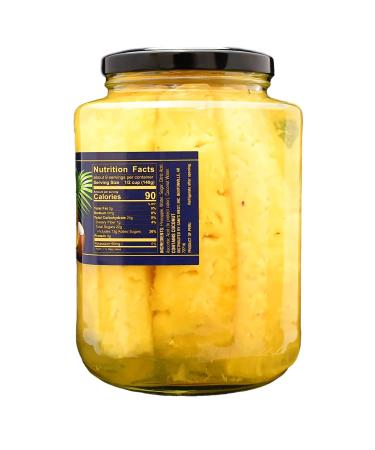 Member's Mark Pineapple Spears in Coconut Water - 2.6lb (42oz) Pack of 1 - Buy Online on SooperMarket.com