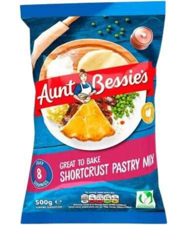 Shortcrust Pastry Mix Bundle Containing Aunt Bessie's Delicious Shortcrust Pastry Mix 500g (3 Pack) - Buy Online on SooperMarket.com