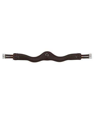 LeMieux GelTek Anatomic Curve GP Jump Girth - Brown: 120cm/48in