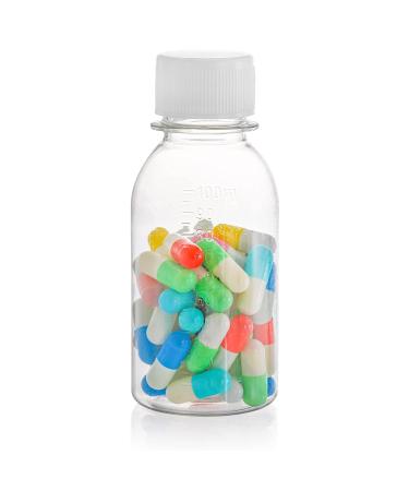 WUWEOT 40 Pack 3.4oz Clear Plastic Travel Bottles - Refillable Containers for Shampoo, Lotions, Creams - Screw Cover Cap - PET Storage Bottle Set - Buy Online on SooperMarket.com