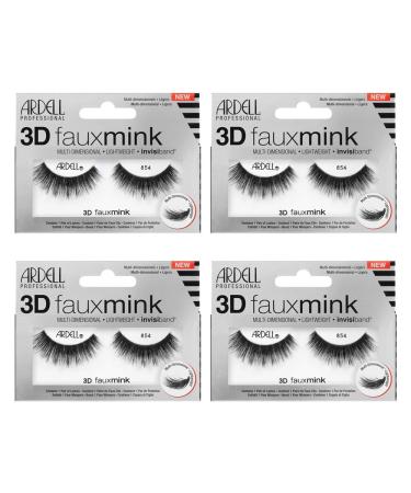 Ardell False Eyelashes 3D Faux Mink 854  4 pairs