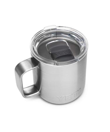 YETI Rambler 10 oz Stackable Mug, Vacuum Insulated, Stainless Steel with MagSlider Lid, Stainless