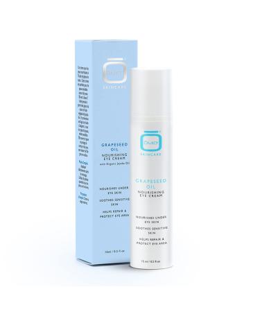 Omic Under Eye Cream - 0.5 fl oz / 15ml - For Puffiness and Bags Under Eyes Anti-aging Eye Cream with Jojoba Oil and Grapeseed Oil Vegan Cruelty Free Paraben Free Made in USA