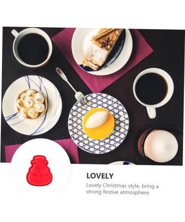 GRIRIW Cupcake 2 Pcs Baking Mold Silicone Molds Reindeer Fondant Mold Xmas Cake Silicone DIY Mold Dessert Non Stick 17.8X15.5X3CM As Shown - Buy Online on SooperMarket.com