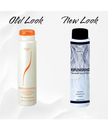 Tressa Replenishing Shampoo - Gentle Cleansing Color Safe Removes Dulling Deposits & Build-Up Brightens Colored & Highlighted Hair - 13.5 oz - Buy Online on SooperMarket.com