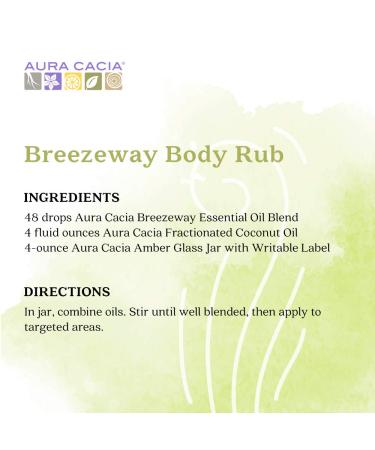 Aura Cacia Breezeway Essential Oil Blend - GCMS Tested for Purity, 15ml | Aromatherapy Oil - Buy Online on SooperMarket.com
