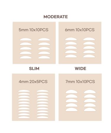 SILKDEMIS Professional Eyelid Tape - 400 Pcs of Invisible Double Eyelid Lifter Strips for Hooded Eyes (4mm 5mm 6mm 7mm) - Premium Quality eCommerce Shipping Worldwide - Buy Online on SooperMarket.com