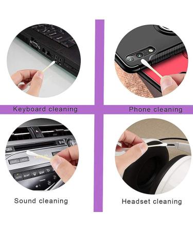 1000PCS Double Ended Cotton Swabs | Wooden Cotton Buds for Makeup Travel Ear Cleaning & Pets - Buy Online on SooperMarket.com