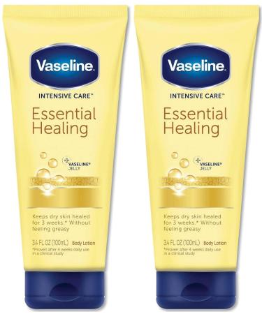 Vaseline Intensive Care Essential Healing Lotion 3.4 Ounce (Pack of 2)