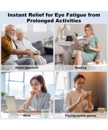 Aroma Season Cordless Heated Eye Mask - Warm Compress for Dry Eyes Styes & Blepharitis | Moist Heat Treatment Gift for Men & Women (Black - Buy Online on SooperMarket.com