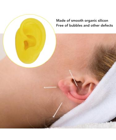Kadimendium Reused Ear Mould 2PCS - Waterproof Silicone Ear Model for Acupuncture Practice - Buy Online on SooperMarket.com
