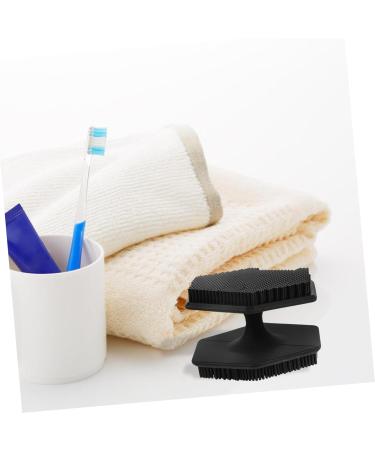HAPINARY Face Brush Face Scrub Silicone Facial Scrubber Silicone Facial Cleansing Brush Facial Cleansing Brush Exfoliator Face Wash Brush Silica Gel Double Sided Makeup Brush 6.50X6.50X4.00CM Black - Buy Online on SooperMarket.com