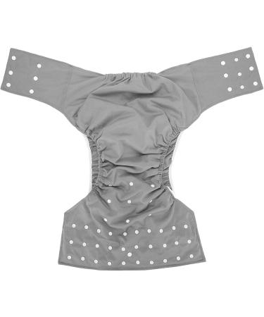 Buy Washable Adult Diapers | Adjustable Incontinence Care Cloth Diapers | Easy Dry Gray Pocket Diaper Cover - Buy Online on SooperMarket.com
