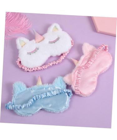 Child's Pink Embroidered Eye Mask with Makeup Eyeshadow Design - 1 Count - Buy Online on SooperMarket.com