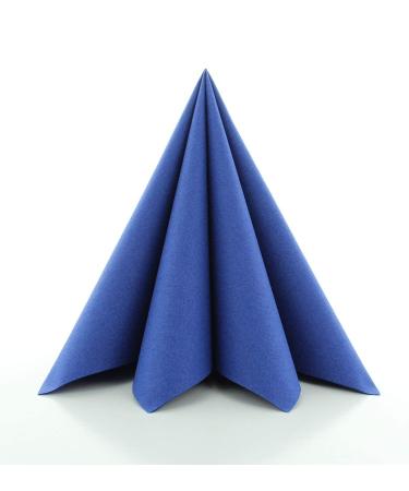 Prime Guest napkin blue |Premium Edition for weddings and celebrations |From Prime Guest Airlaid |fabric -like |50 pack |50 pieces |40 x 40 cm | fold