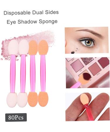 Healeved 160 Pcs Sponge Makeup Stick Eyeshadow Makeup Brush Cosmetic Eye Shadow Sponge Non Latex - Buy Online on SooperMarket.com