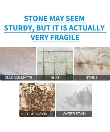 Stone Stain Remover Cleaner Kitchen Marble Oil Stain Cleaner Marble Stain Remover Marble Nano Crystal-Plating Agent Marble Water Stain Remover For Marble Quartz Tile Granite (1PCS) - Buy Online on SooperMarket.com