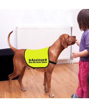 Nervous Anxious Dog Give Me Some Space Dog Jacket Vest Alert Slogan Warning Vest Rescue Dogs Anxious Dogs Gift (give space Anxious Large) give space Anxious L EU - Buy Online on SooperMarket.com