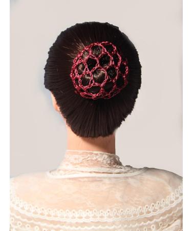12pcs Women Hair Nets for Bun - Elastic Ballet Dance Bun Cover - Styling Accessories - Buy Online on SooperMarket.com
