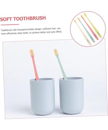 Buy TOVINANNA Extra Soft Toothbrush - 12 Pack for Ultimate Dental Hygiene | Soft Mouth Cleaning Brush for Teeth & Tongue Care | Travel-Friendly Plastic Design - Buy Online on SooperMarket.com