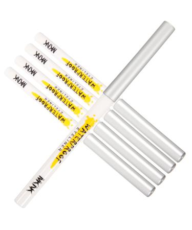 HAPINARY 5pcs White Lying Silkworm Pen White Eyeshadow White Eyeliner Liquid Crayons Abs Cosmetics Matte Girl