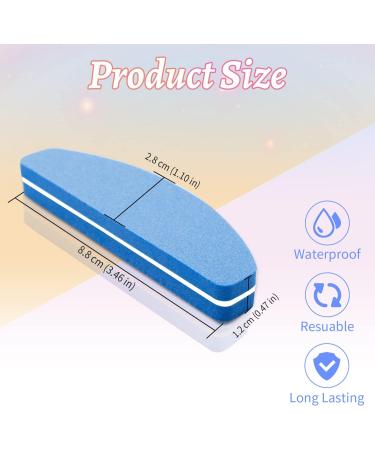 20 Pcs Double Sided Nail Buffers 100/180 Grit Blocks for Natural Gel Acrylic Nails - Durable and Portable Manicure Tools (Blue) - Buy Online on SooperMarket.com
