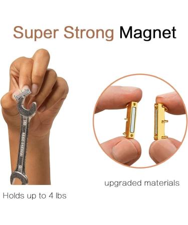 18K Gold and Silver Necklace Layering Clasps - Multi-Strand Spacer Closure for Layered Jewelry - Set of 3 Gold Converters - Buy Online on SooperMarket.com