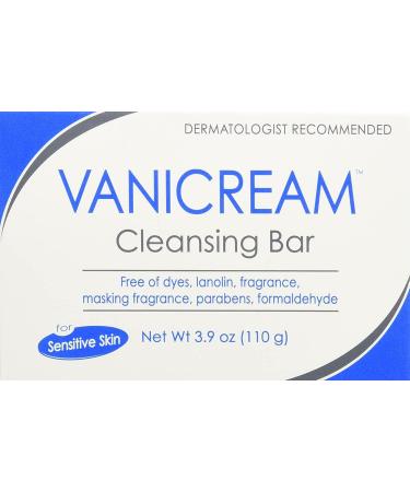 Pharmaceutical Specialties Vanicream Cleansing Bar 3.9 oz (Pack of 5) fragrance-free 3.9 Ounce (Pack of 5)
