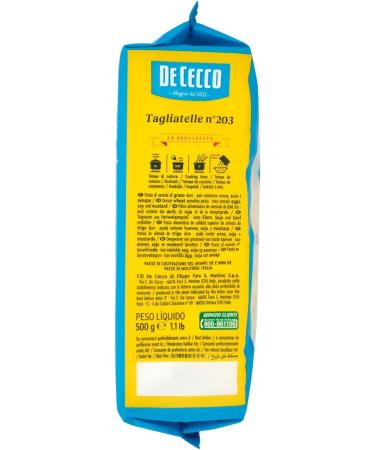 De Cecco - Tagliatelle 203 500GR - Buy Online on SooperMarket.com