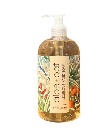 Greenwich Bay Trading Company Aloe + Oat Hand Soap Enriched with Shea Butter Cocoa Butter Aloe & Oatmeal Extract
