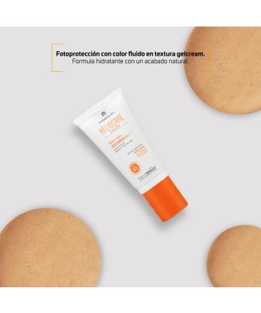 Heliocare Colour Gelcream Brown SPF 50 50ml / Sun Cream For Face / UVA and UVB Anti-Ageing Sunscreen Protection / Combination Dry Oily and Normal Skin Types / Natural-looking foundation coverage - Buy Online on SooperMarket.com