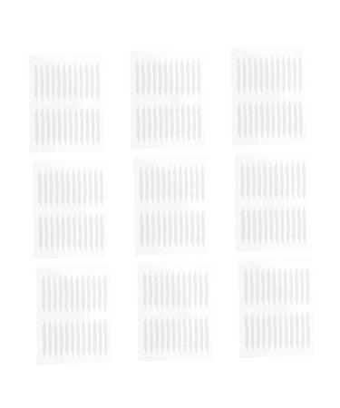NOLITOY 30 Sheets Double Sided Double Eyelid Sticker Decorators Tape Transparent Stickers Clothes Tape Double Sided Self- Adhesive Eye Line Strip Girl Beauty Stickers White Woman