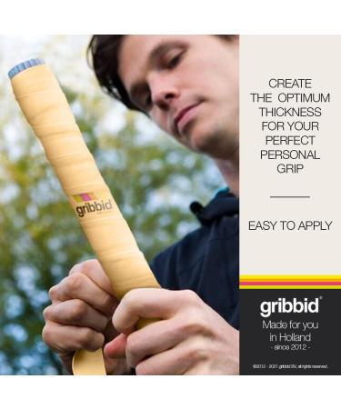 GRIBBID Field Hockey Stick Grip Tape - Original Dutch Chamois - Yellow 2-Pack | International Shipping Available - Buy Online on SooperMarket.com