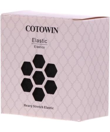 Black Knit Heavy Stretch Elastic Band - 1.5-inch Wide, 5 Yards - Buy Online on SooperMarket.com