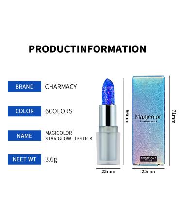 Buy CHARMCY Magicolor Star Glow Lipstick - Metallic Shimmer & Moisturizing Long Lasting Lip Balm | Temperature Color Change Makeup for Women - Midsummer Fruit (#03) - Shop Internationally - Buy Online on SooperMarket.com