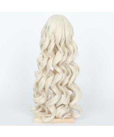 8-9 Inch Blonde Curly Doll Wig for 1/3 BJD MSD DOD Pullip Dollfie - Non-Human Hair - Buy Online on SooperMarket.com