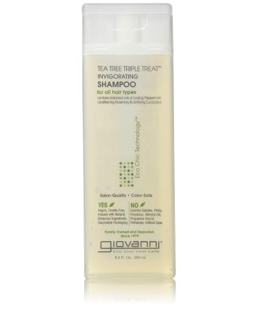 Giovanni Tea Tree Triple Treat Shampoo - 8.5 oz - 2 pk