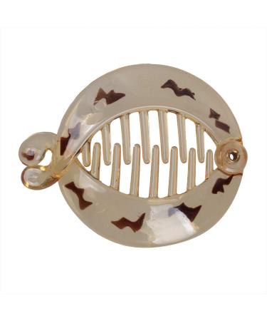 Fodattm Hair Comb Set - French Banana Clips & Ponytail Holders - 4 Stylish Interlocking Combs for Trendy Hairstyles - Buy Online on SooperMarket.com
